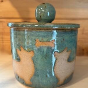 Corgi Cookie Jar with Bell