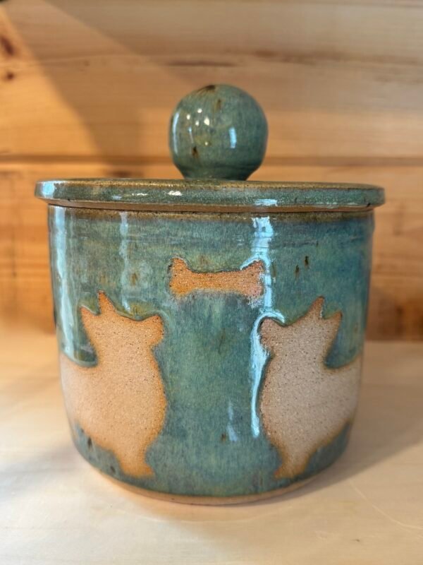 Corgi Cookie Jar with Bell
