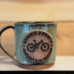 brown county mountain biking mug