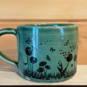 spring garden mug